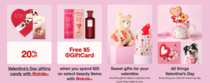 target featured sales for valentines day